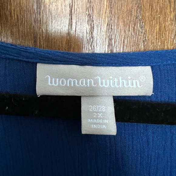 Woman Within Gauze Dress 26/28 - Picture 3 of 7